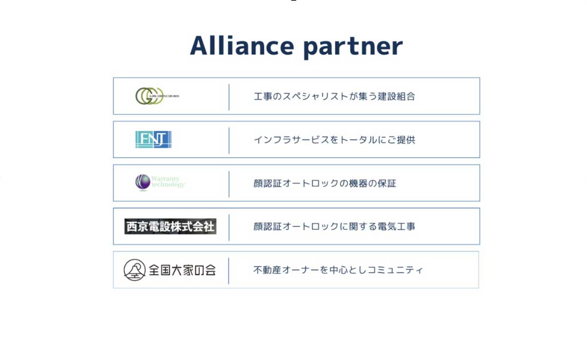 REIWA CREATE提携パートナー